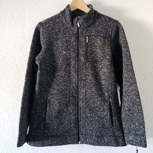 NWT - Calvin Klein Long Sleeve Zipper Front Fleece Jacket with Pockets - Size M